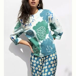 Anthropologie Marimekko Huomen Blouse NWT